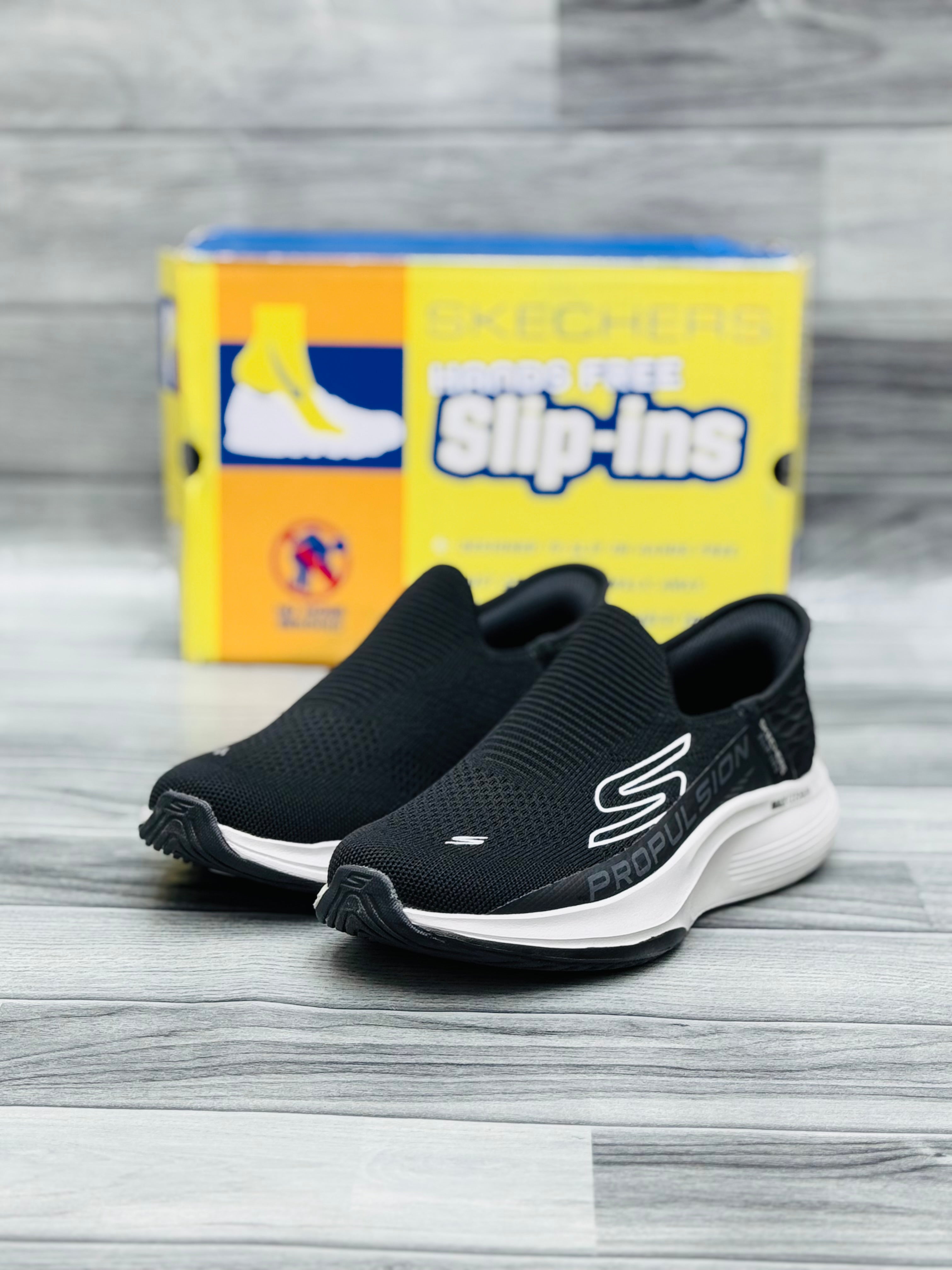 Skechars propulsion slip in memory foam medicated