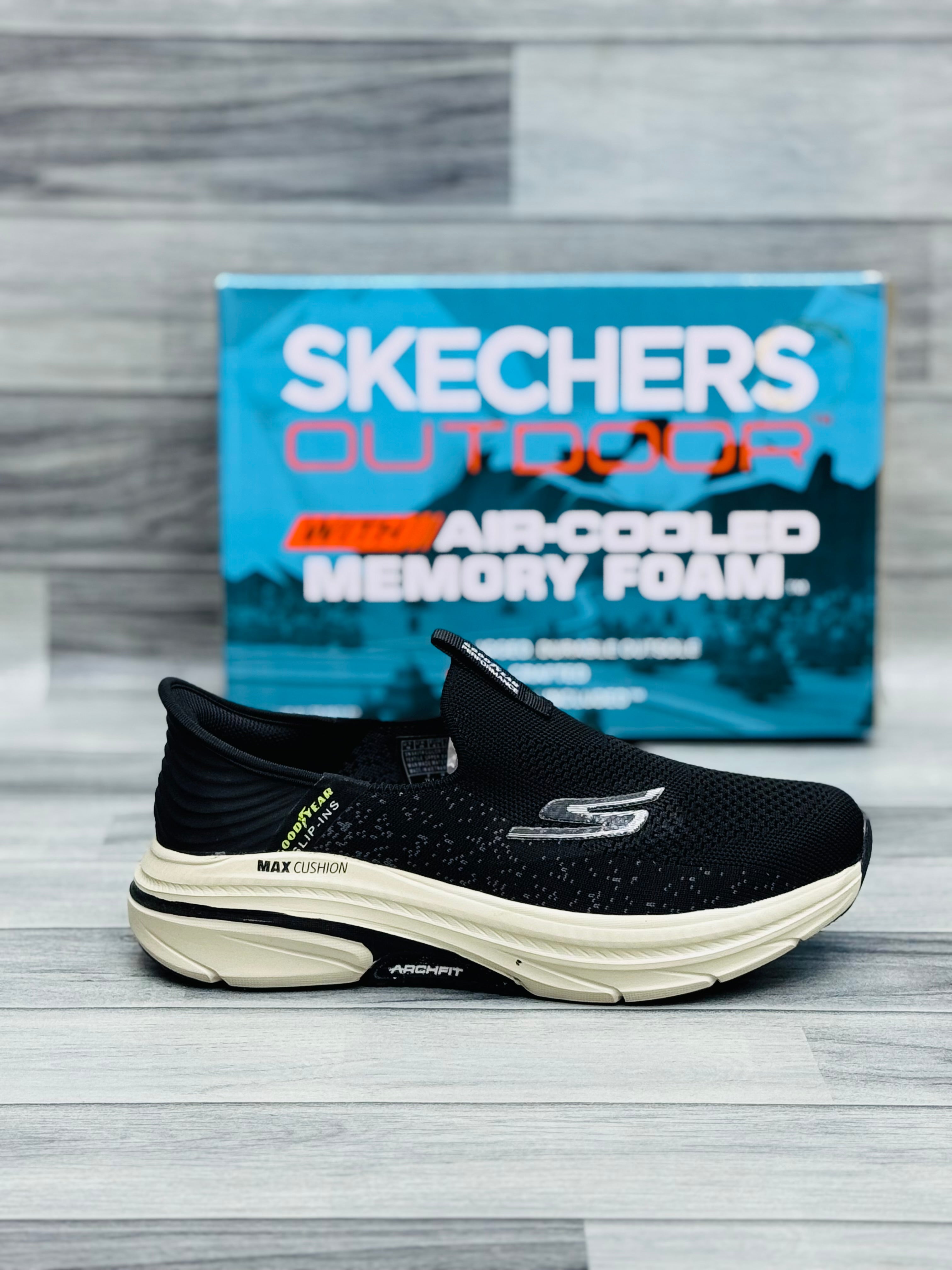 Skechars archfit fax slip in memory foam medicated