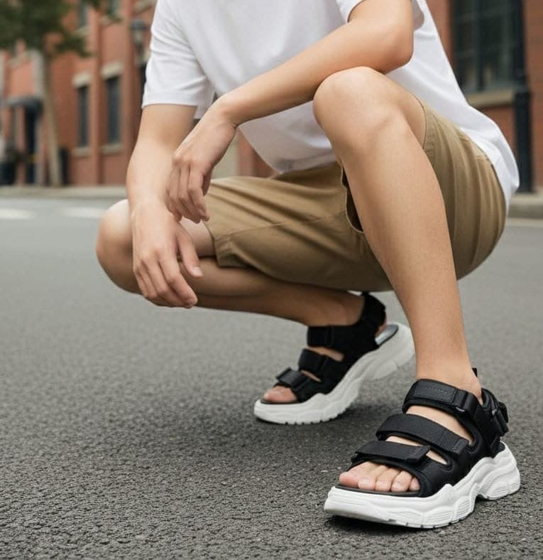 Dianjizhe Men's Recovery Slides & Athletic Sandals