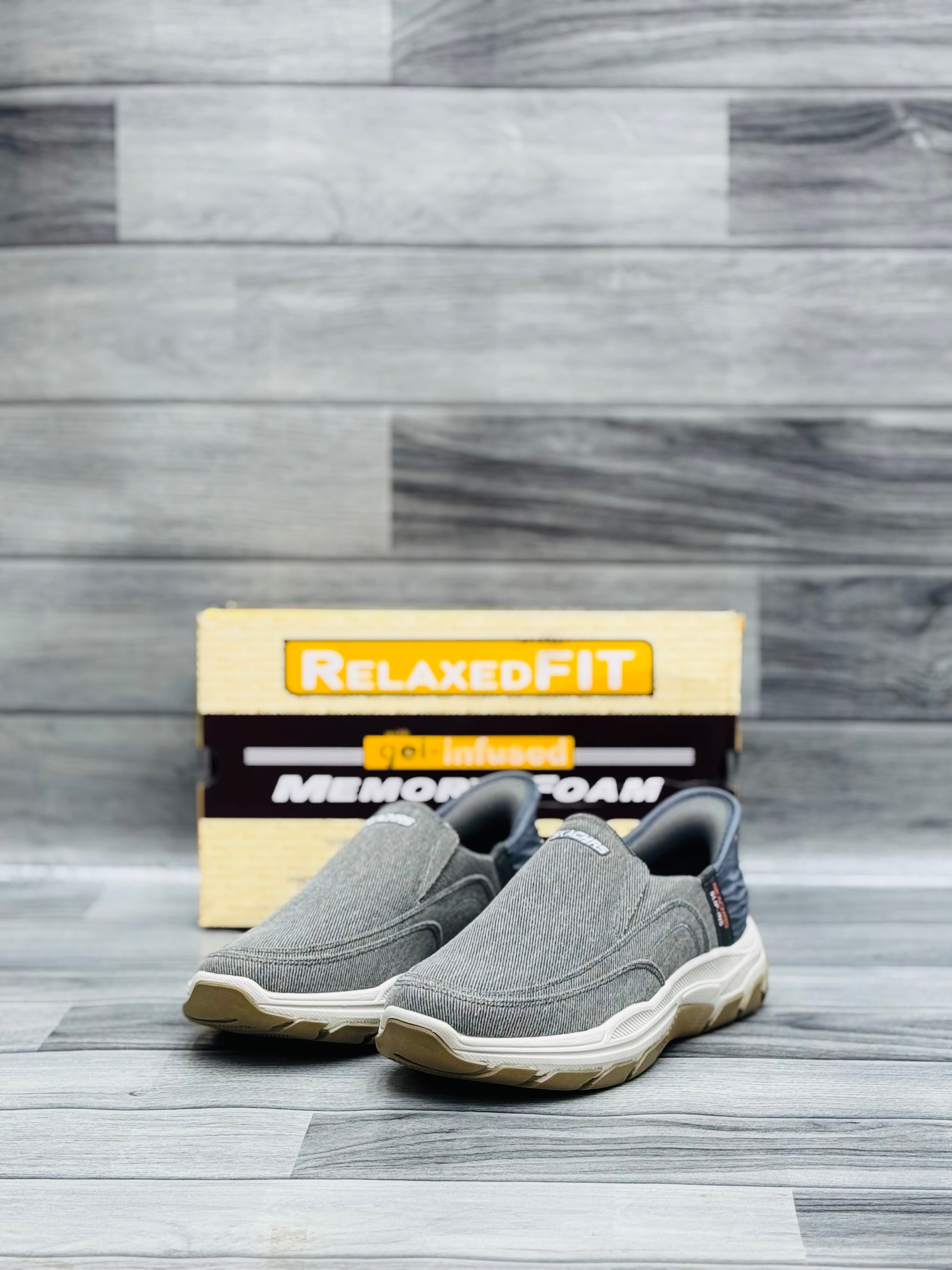 Skechares denim memory foam medicated