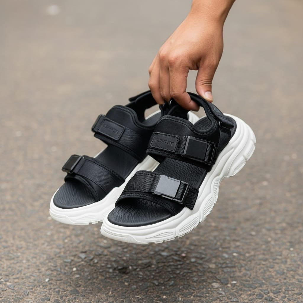 Dianjizhe Men's Recovery Slides & Athletic Sandals