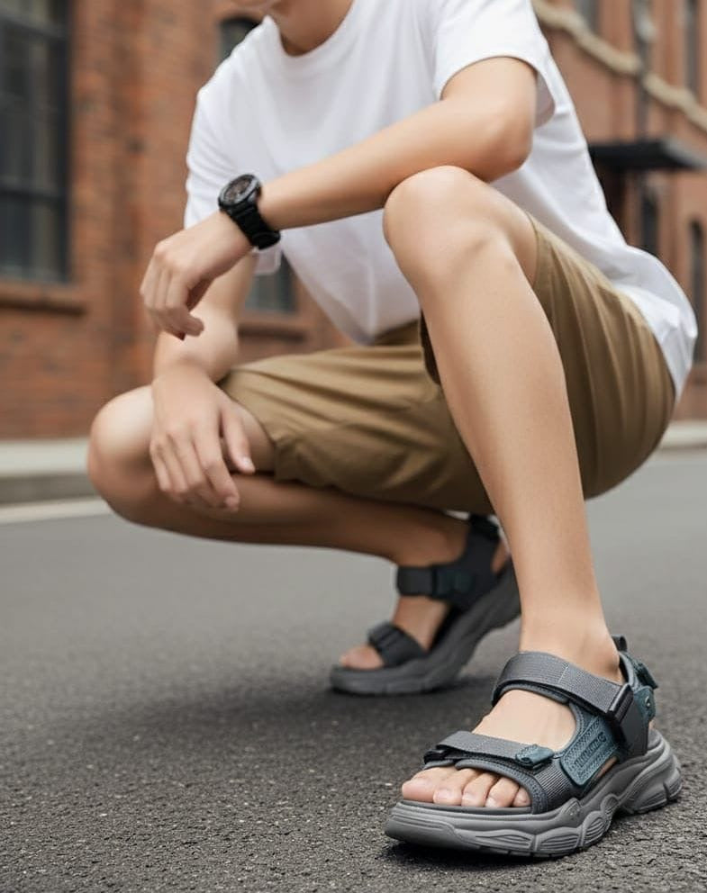 Dianjizhe Men's Recovery Slides & Athletic Sandals