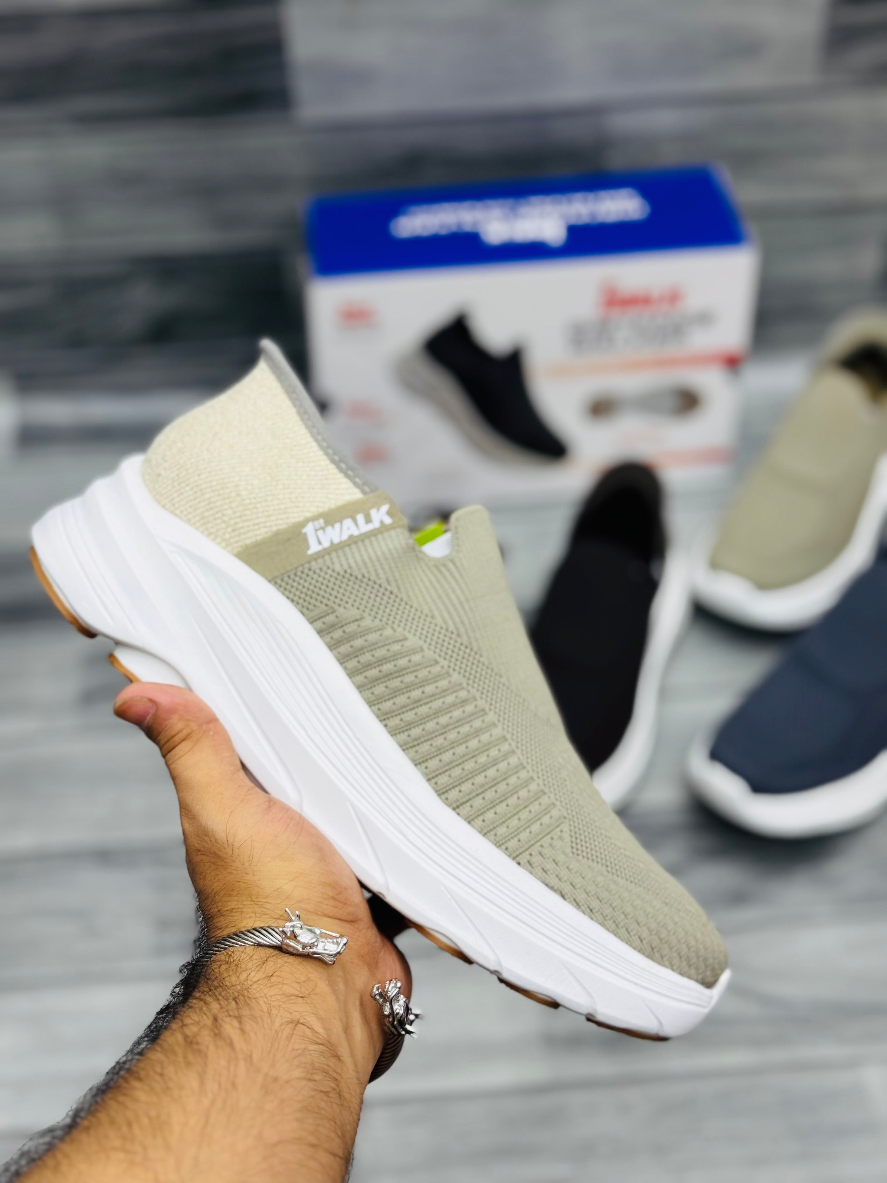Skechars walk slip in memory foam medicated