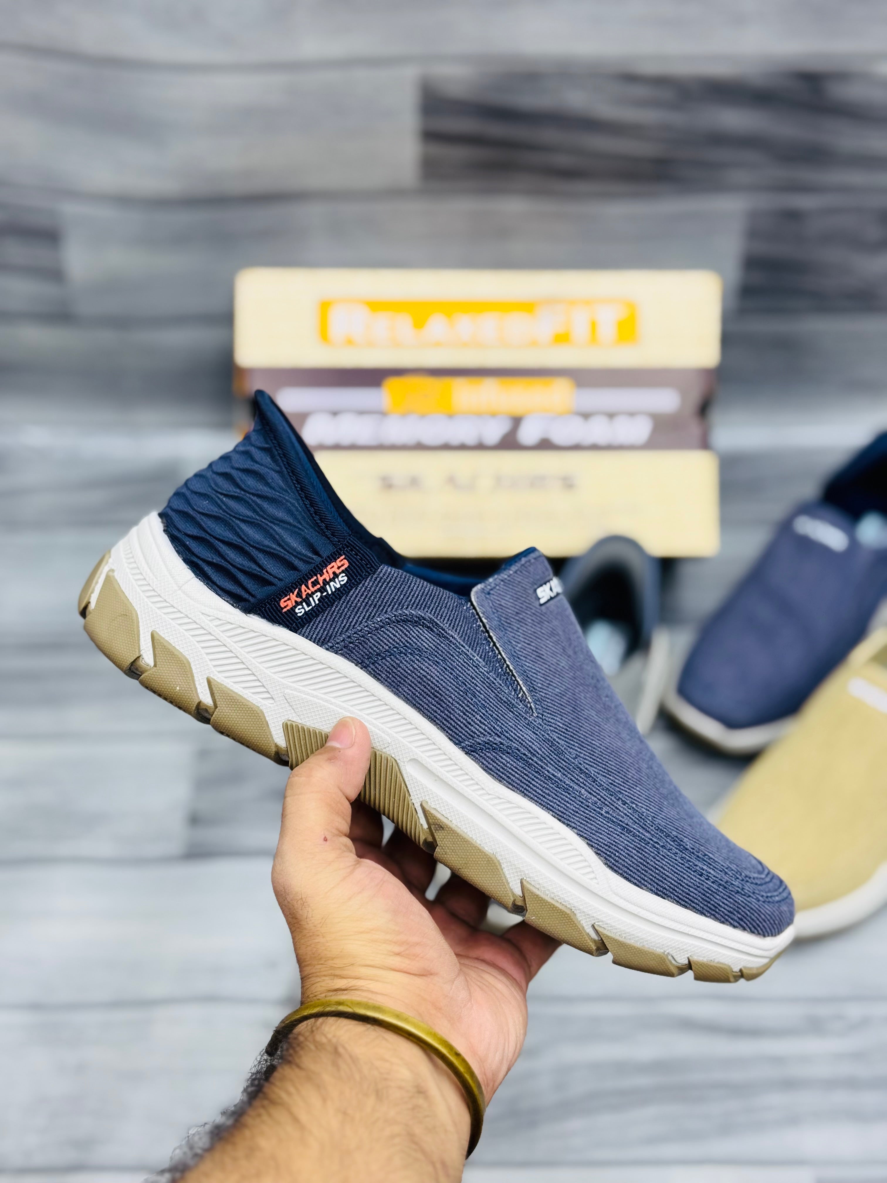 Skechares denim memory foam medicated