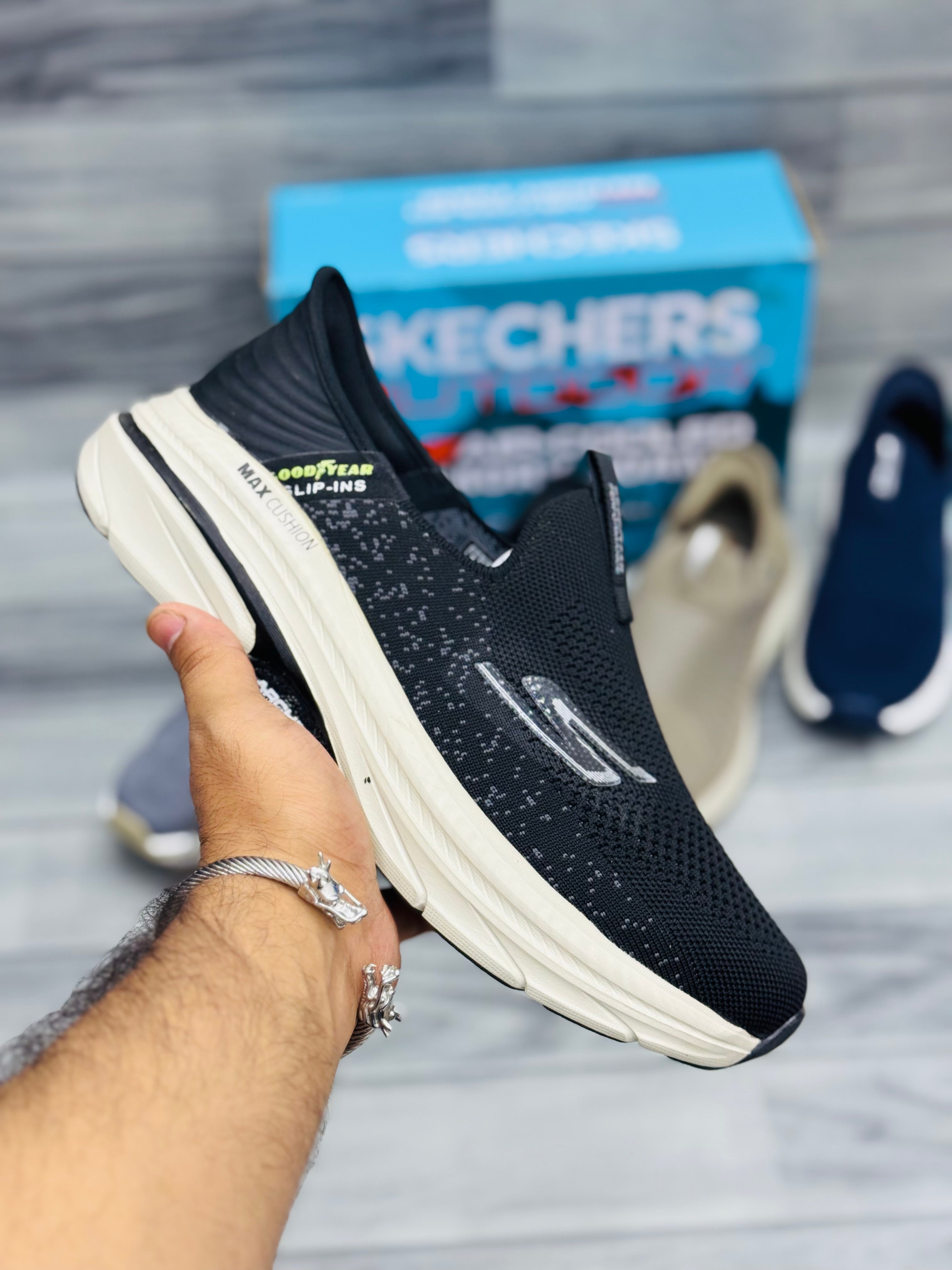 Skechars archfit fax slip in memory foam medicated