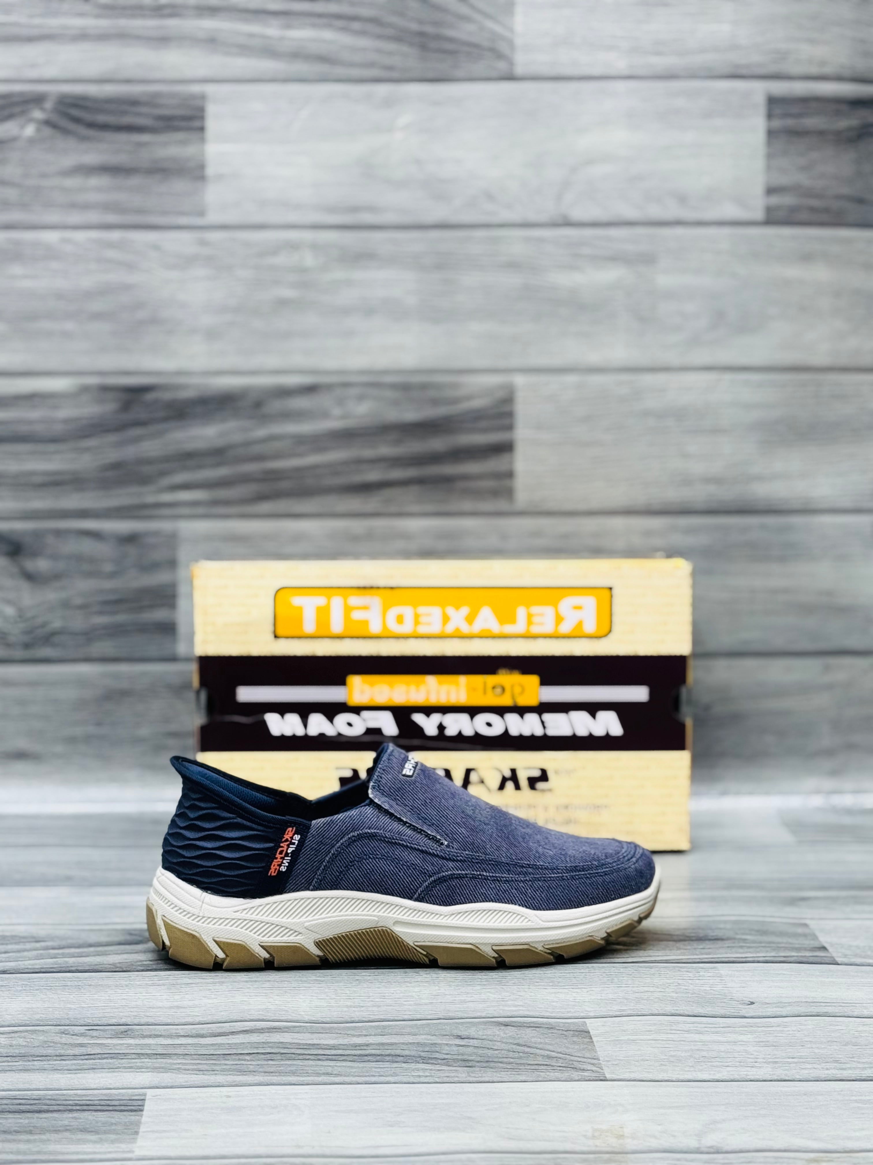 Skechares denim memory foam medicated
