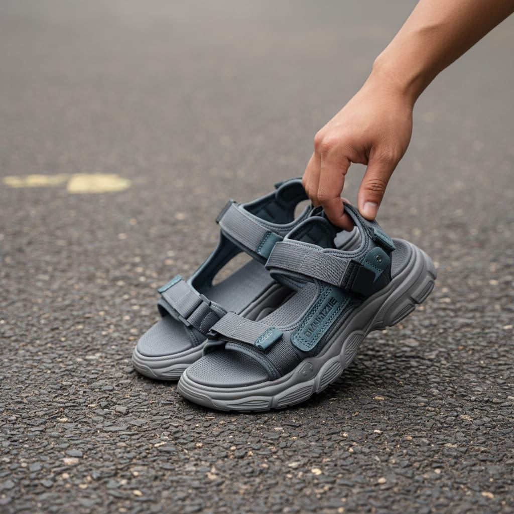 Dianjizhe Men's Recovery Slides & Athletic Sandals