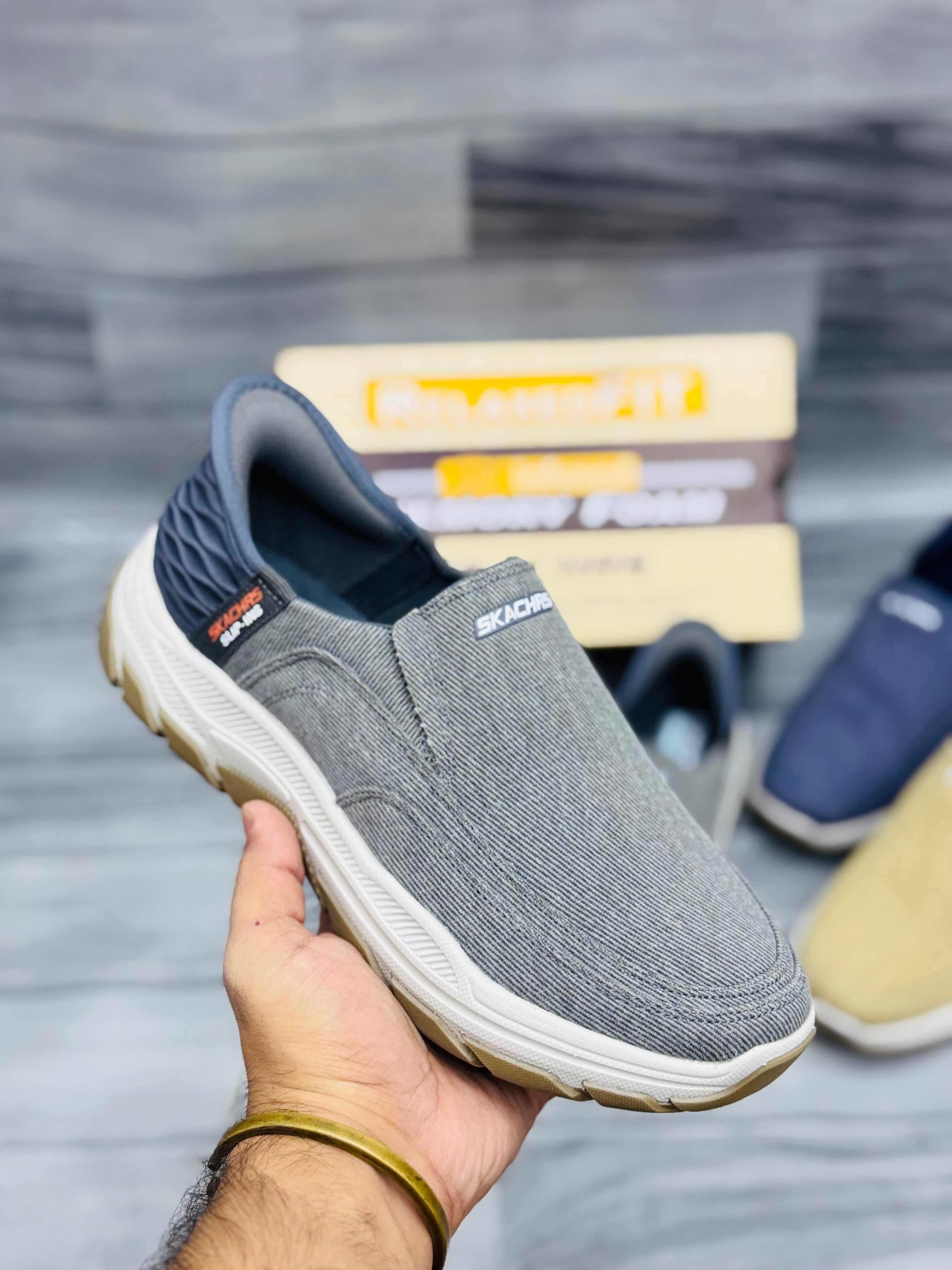 Skechares denim memory foam medicated