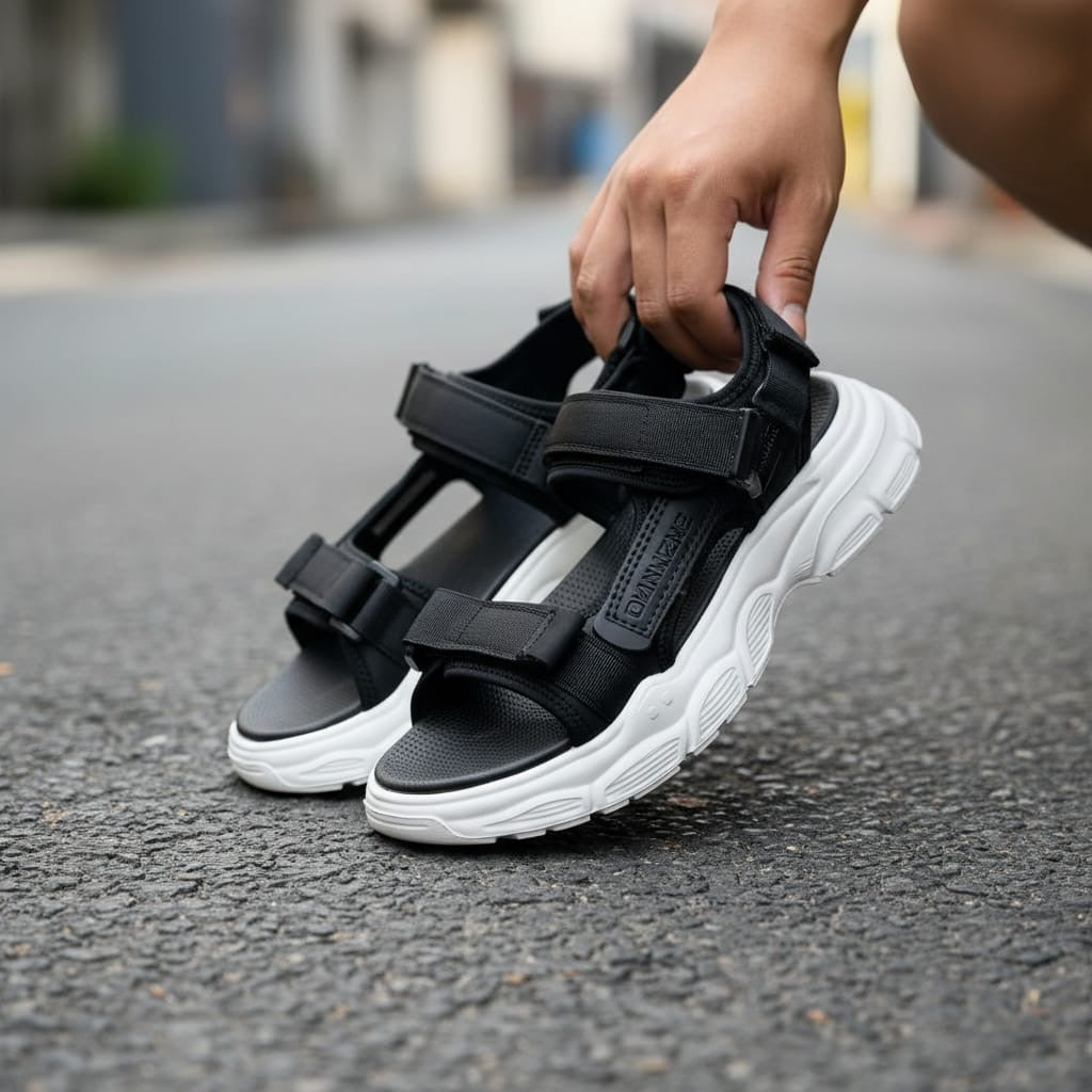 Dianjizhe Men's Recovery Slides & Athletic Sandals