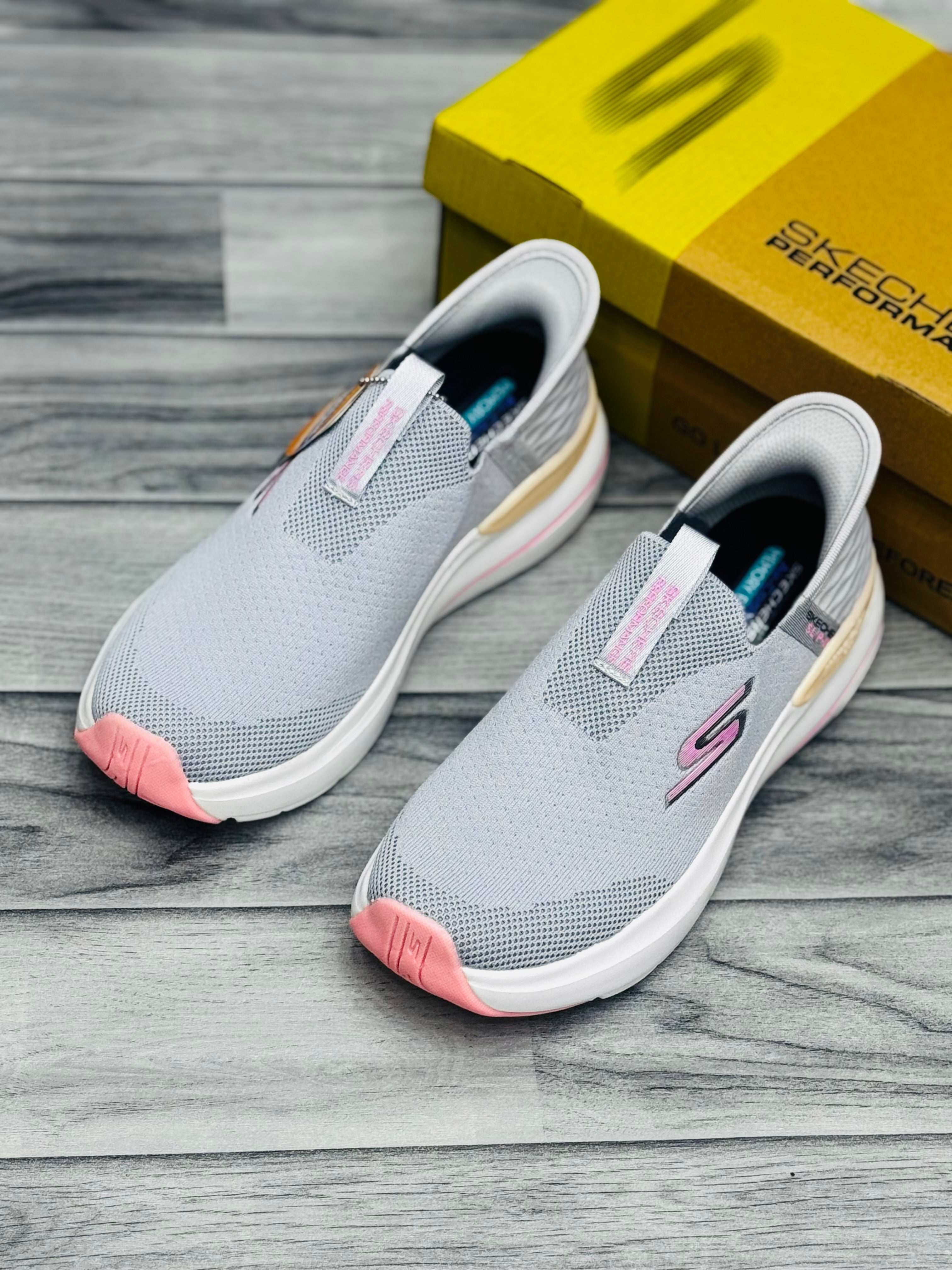 Skechars hyper burst slip in memory foam medicated women’s