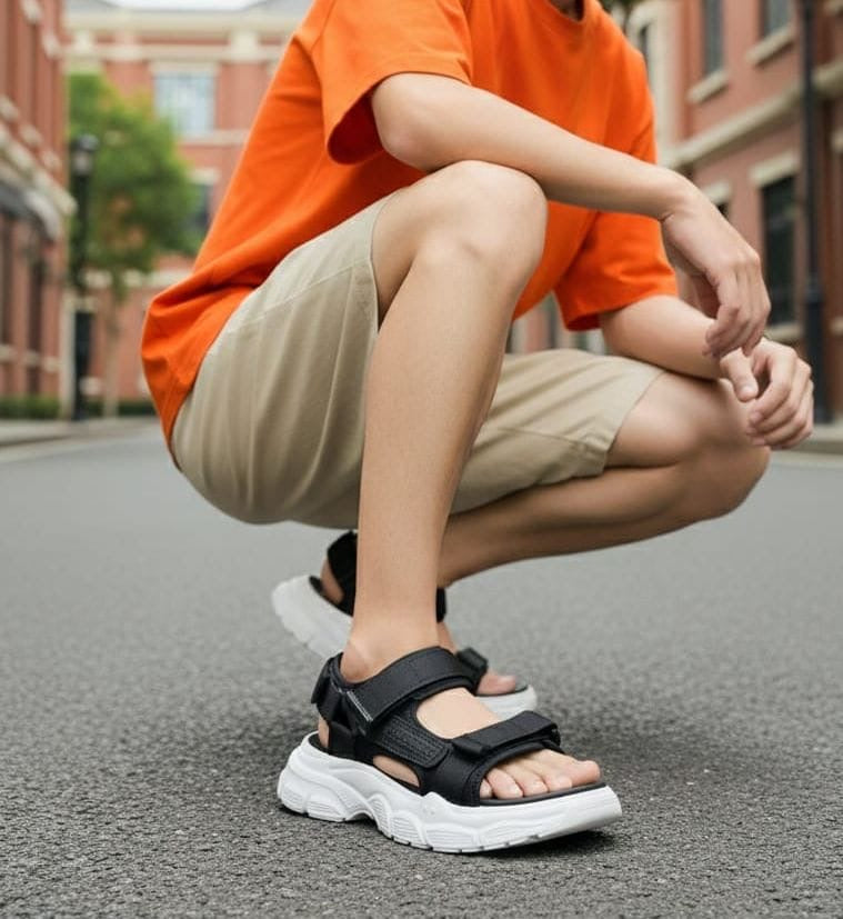 Dianjizhe Men's Recovery Slides & Athletic Sandals