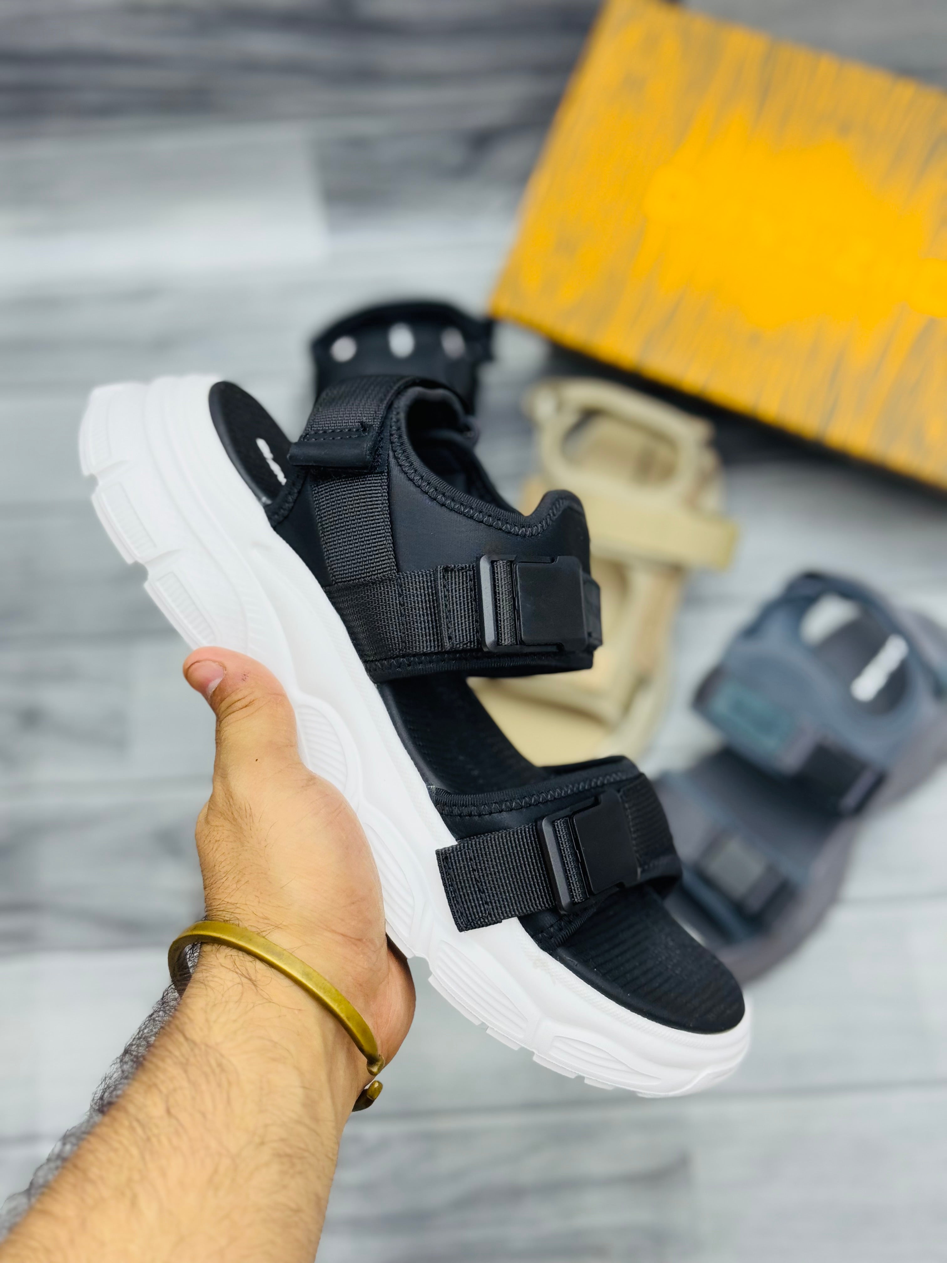 Dianjizhe Men's Recovery Slides & Athletic Sandals