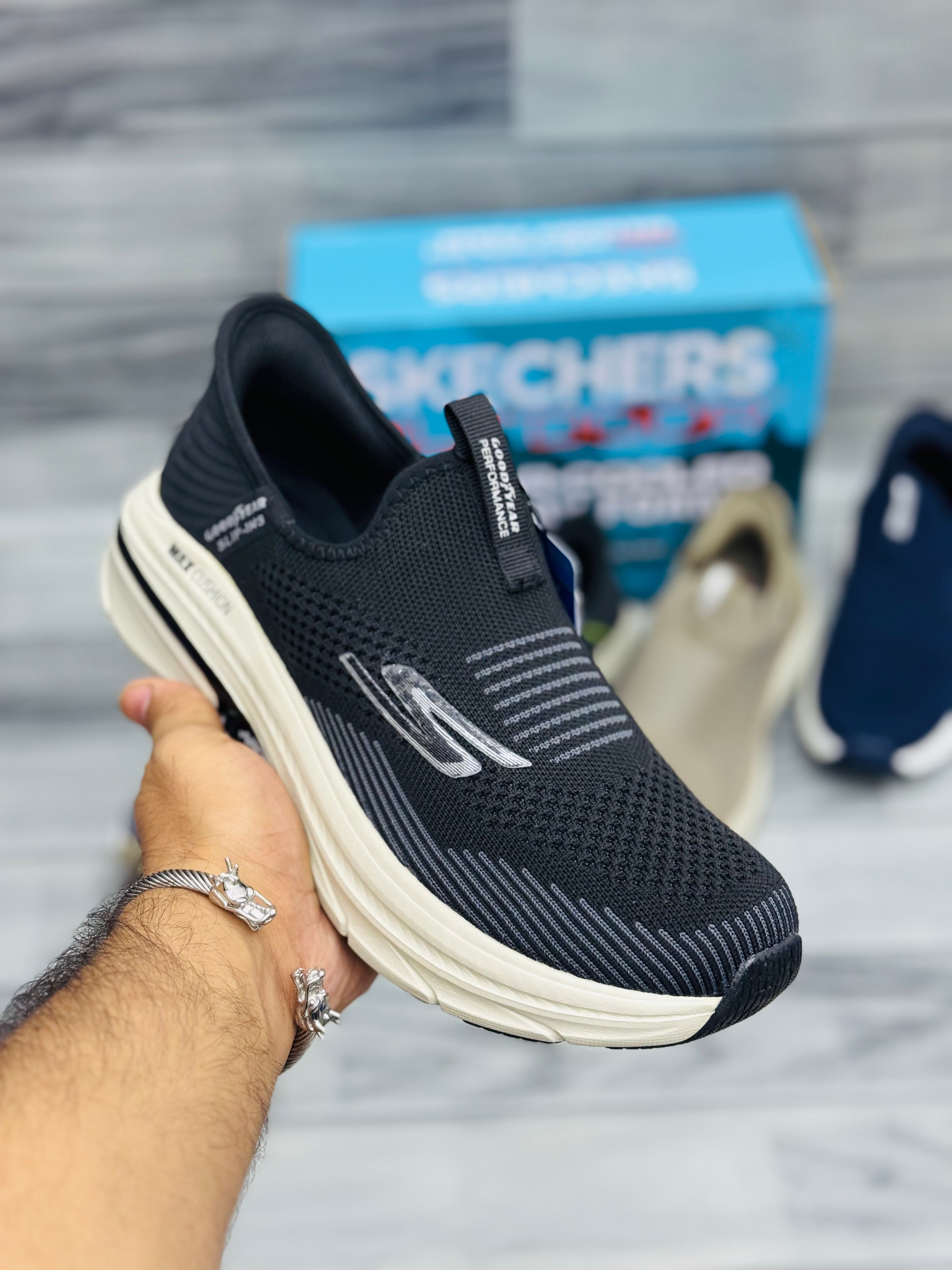 Skechars archfit fax slip in memory foam medicated