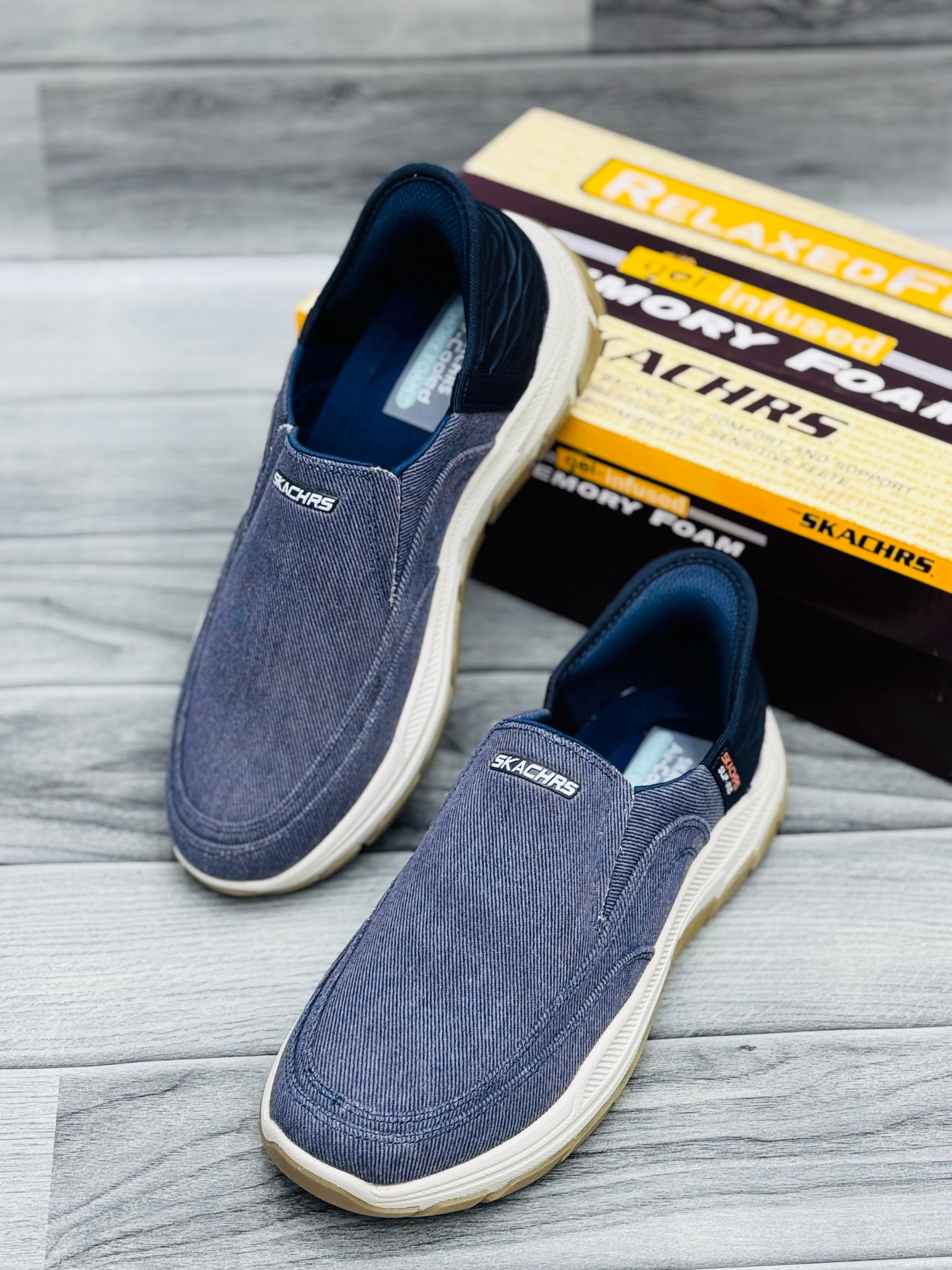 Skechares denim memory foam medicated