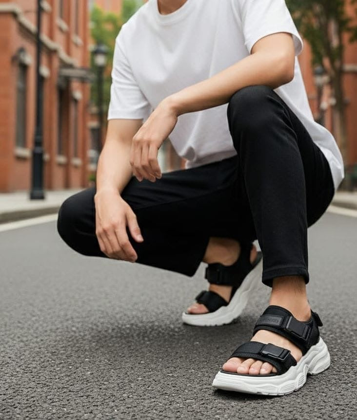 Dianjizhe Men's Recovery Slides & Athletic Sandals
