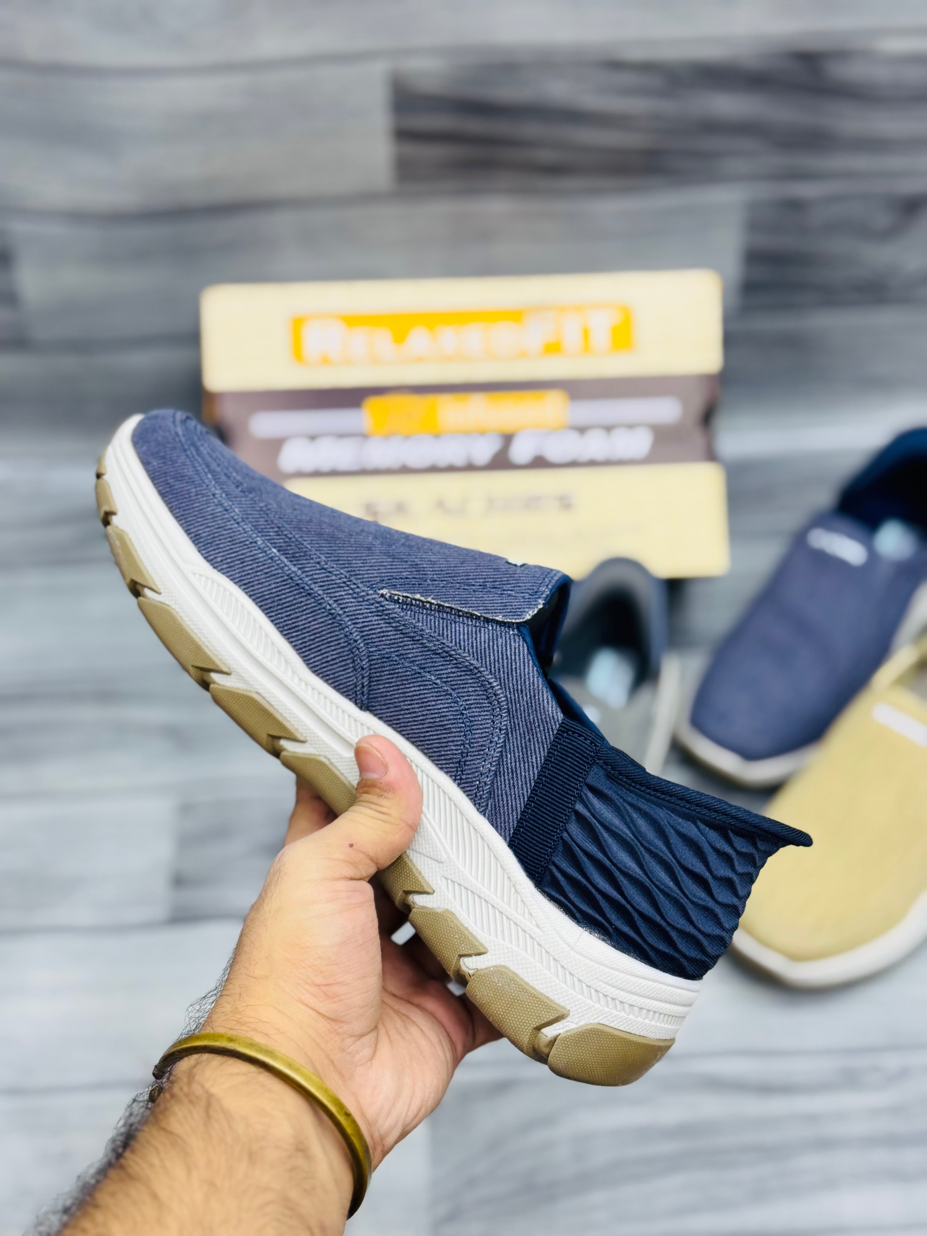 Skechares denim memory foam medicated